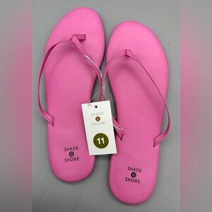 Shade & Shores Woman’s PINK/CALI Sandals, Shoes, Flip-Flops - Multiple sz. Avail